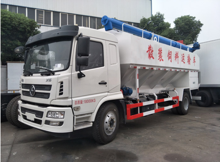 陜汽軒德20方（10噸）電動(dòng)飼料車(chē)